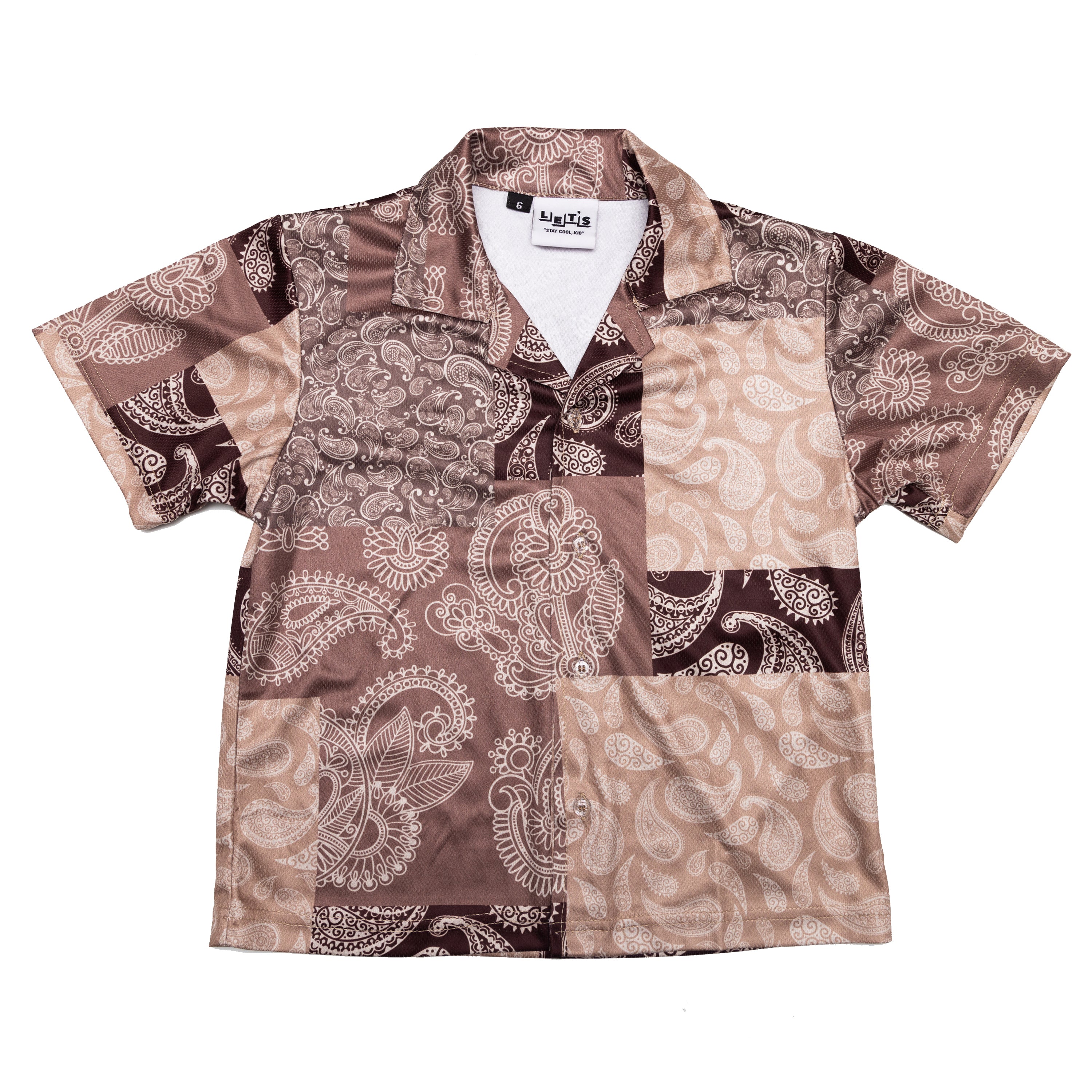 Paisley Patchwork Button Up – Let's Kids