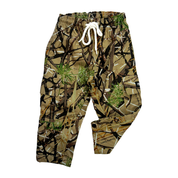 Camo Twill Snap Pant