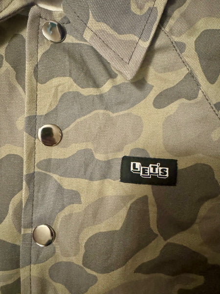 Camo Twill Coaches Jacket