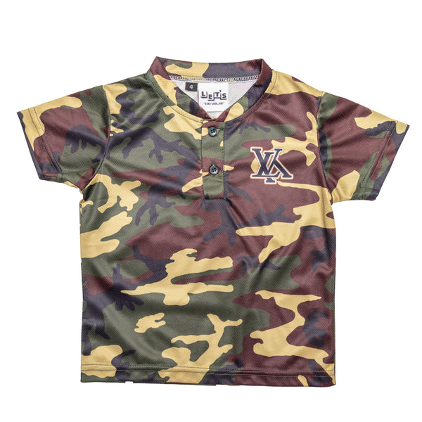 LK Camo Mesh Henley