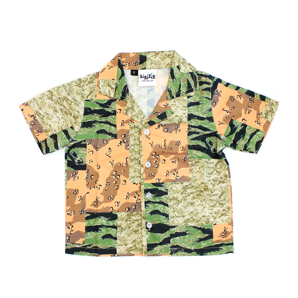 What the Camo Button Up