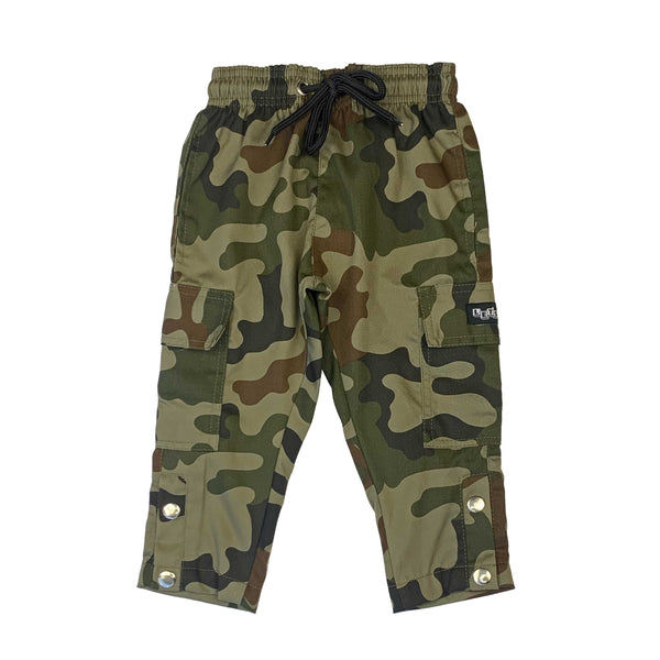 Camo Twill Snap Pant