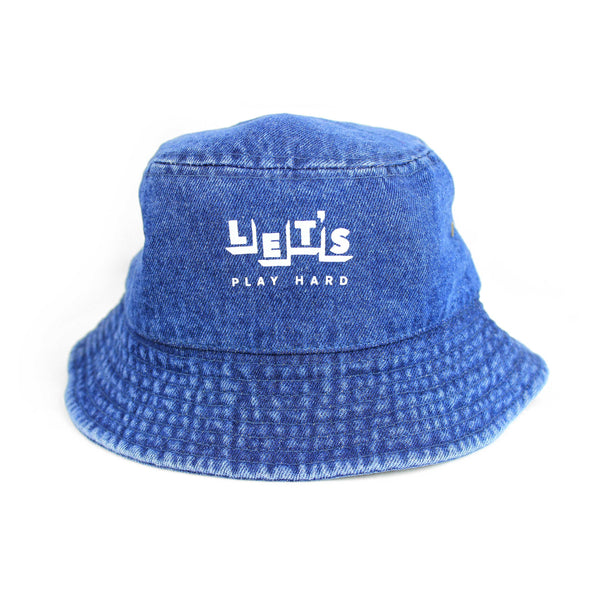 Play Hard Denim Bucket Hat