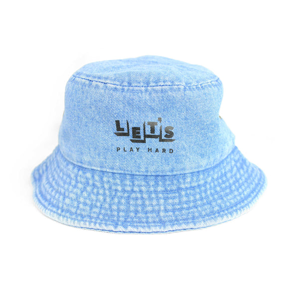 Play Hard Denim Bucket Hat