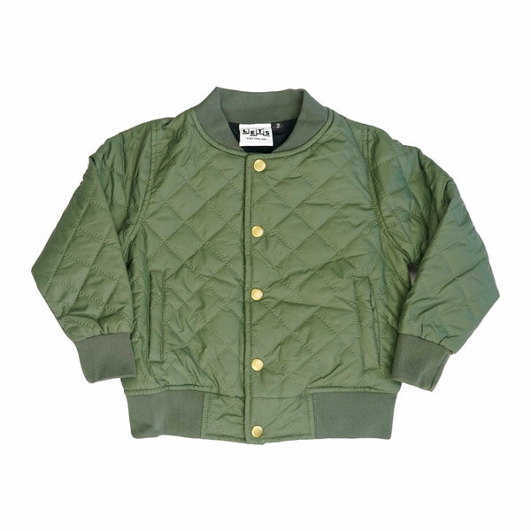 Quilted Bomber Jacket