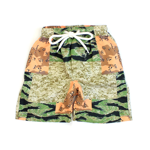 What the Camo Swim Trunks